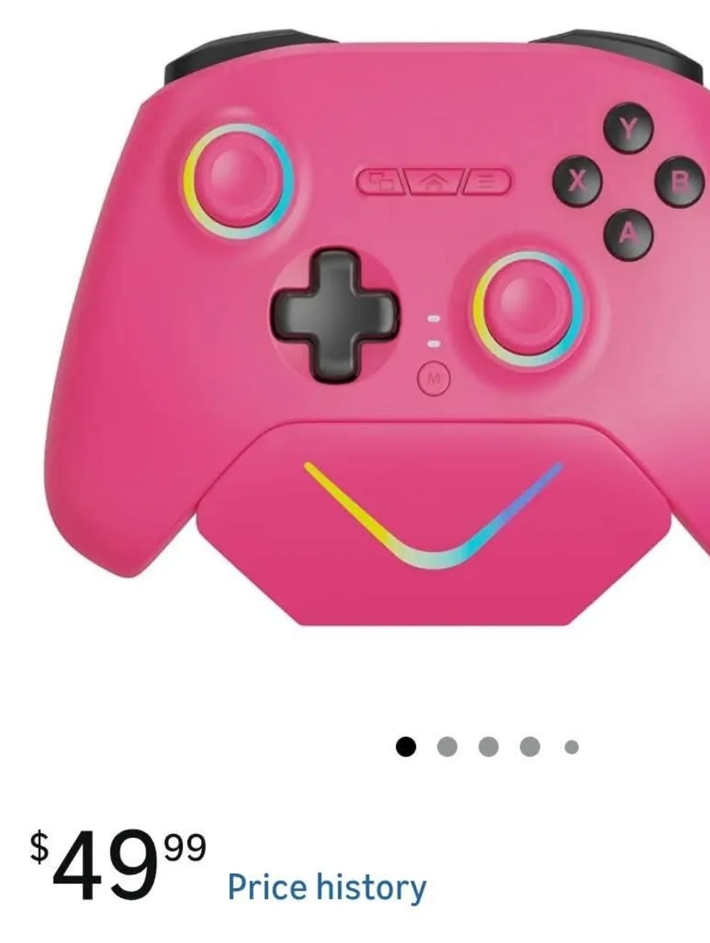 Pink Wireless Gaming Controller For PC - SW - ANDROID - IOS
